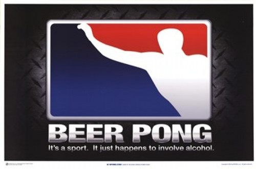 Beer Pong - It's a Sport Poster Print