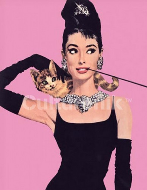 Audrey Hepburn - Pink Poster Poster Print - Item # VARIMPSX0161R