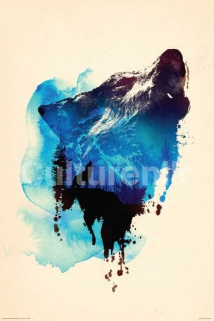 Robert Farkas Wolf Poster Print