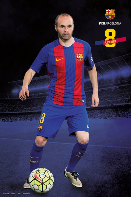 Fc Barcelona 2016/2017 A. Iniesta Pose Poster Poster Print - Item # VARGPE5084 Fc Barcelona 2016/2017 A. Iniesta Pose Poster Poster Print - Item # VARGPE5084