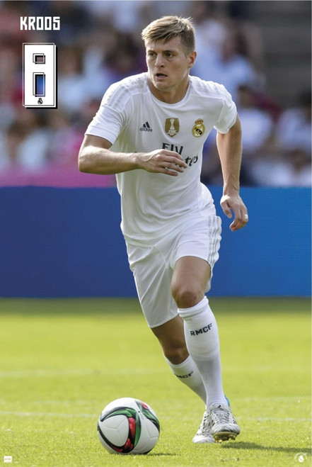 Real Madrid 2015-2016 Kroos Action Poster Poster Print - Item # VARGPE4948