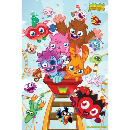 Moshi Monsters - Roller Coaster Poster Poster Print - Item # VARGBEFP2672
