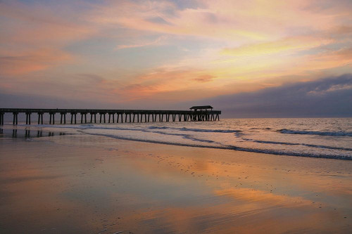 Sunrise on Tybee Island Beach-Georgia-USA by Anna Miller - Item # VARPDXUS11AMI0025