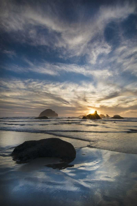 Oregon, Bandon Beach Face Rock and sea stacks by Nancy Rotenberg - Item # VARPDXUS38BJY0115