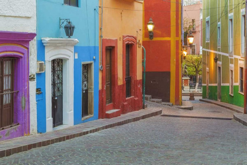 Mexico, Guanajuato Colorful street scene by Don Paulson - Item # VARPDXSA13BJY0065