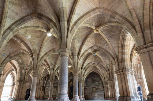 Old Cloisters Glasgow University-Scotland by Tom Norring - Item # VARPDXEU36TNO0022