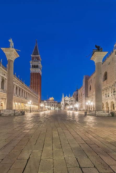 Italy-Venice San Marco Piazza at dawn by Rob Tilley - Item # VARPDXEU16RTI0727