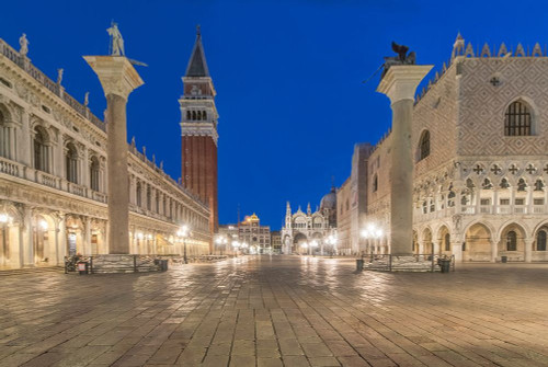 Italy-Venice San Marco Piazza at dawn by Rob Tilley - Item # VARPDXEU16RTI0726