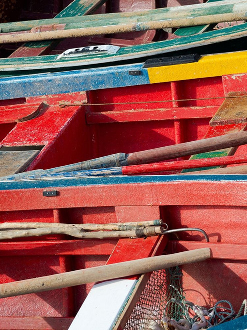 Harbor with traditional colorful fishing boats Town Ponta do Sol-Island Santo Antao-Cape Verde by Martin Zwick - Item # VARPDXAF08MZW0290