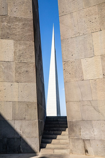 Yerevan-Armenia The Memorial Column at the Tsitsernakaberd Armenian Genocide Memorial Complex by Emily Wilson - Item # VARPDXAS47EWI0134