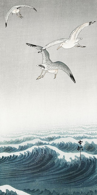 Three seagulls by Ohara Koson - Item # VARPDX54969