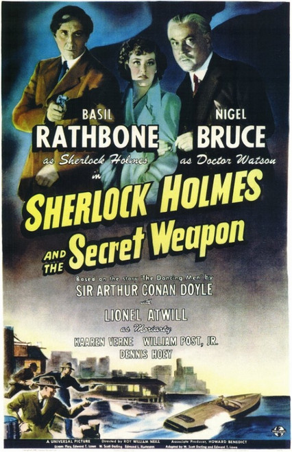 Sherlock Holmes and the Secret Weapon Movie Poster (11 x 17) - Item # MOVAC3872