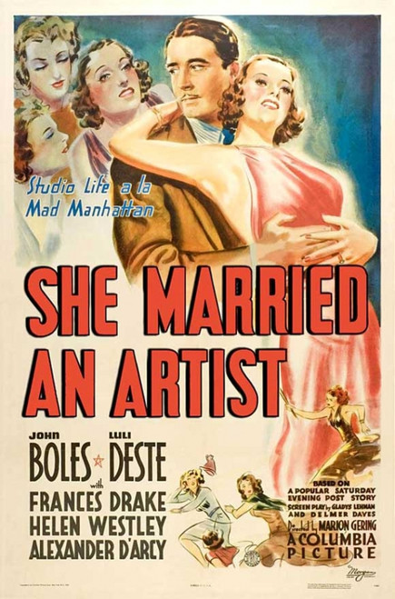 She Married an Artist Movie Poster (11 x 17) - Item # MOVEB51260
