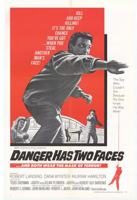 Danger Has Two Faces Movie Poster (11 x 17) - Item # MOVAE1990