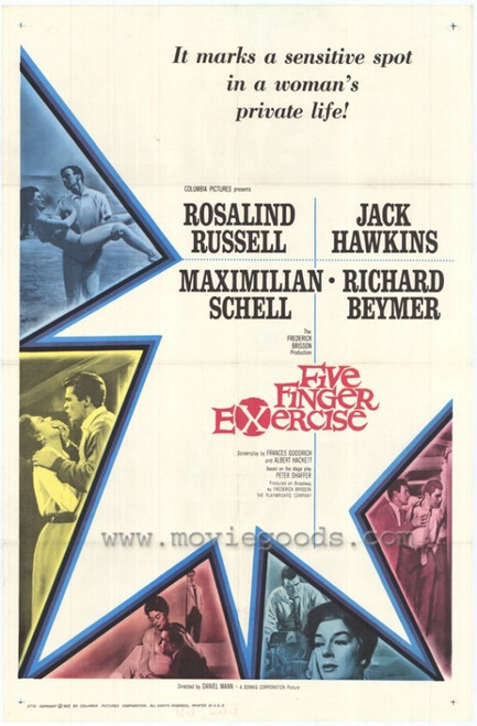Five Finger Exercise Movie Poster (11 x 17) - Item # MOVIE9408