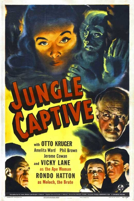 The Jungle Captive Movie Poster (11 x 17) - Item # MOVCB24190