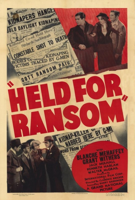Held for Ransom Movie Poster (11 x 17) - Item # MOVGE3192