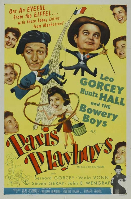 Paris Playboys Movie Poster (11 x 17) - Item # MOVEB25604