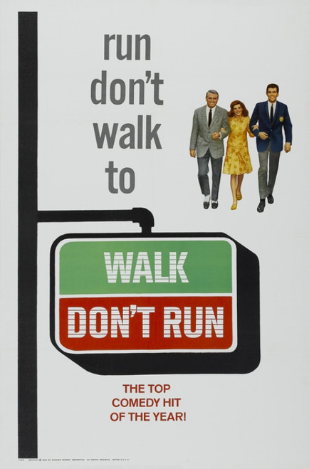 Walk Don't Run Movie Poster (11 x 17) - Item # MOVAB29970