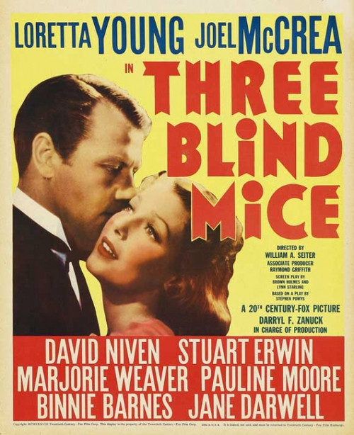 Three Blind Mice Movie Poster (11 x 17) - Item # MOVCB16160