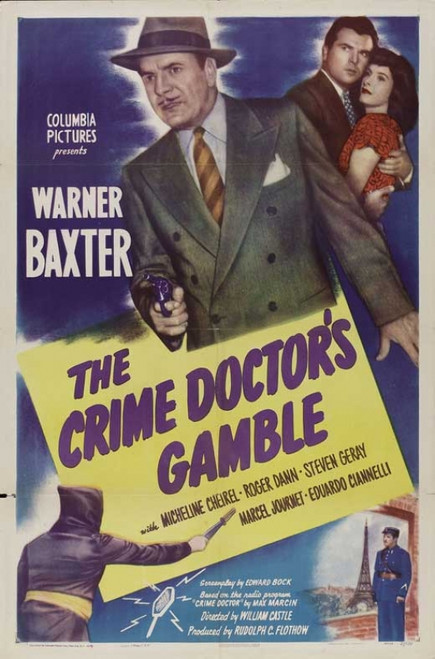 Crime Doctor's Gamble Movie Poster (11 x 17) - Item # MOVIB61633