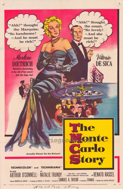 The Monte Carlo Story Movie Poster (11 x 17) - Item # MOVGH4039