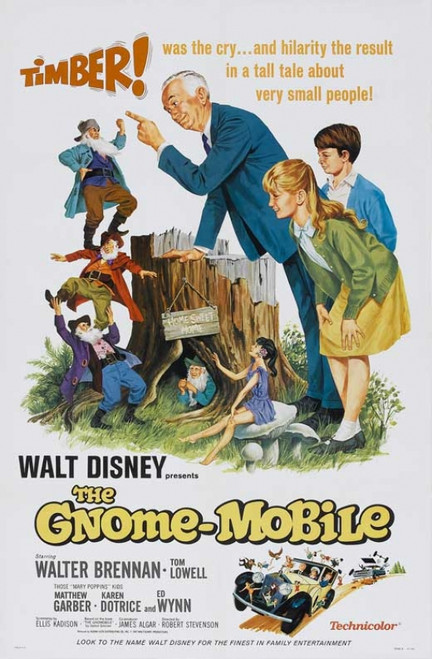 The Gnome-Mobile Movie Poster (11 x 17) - Item # MOVIB75183