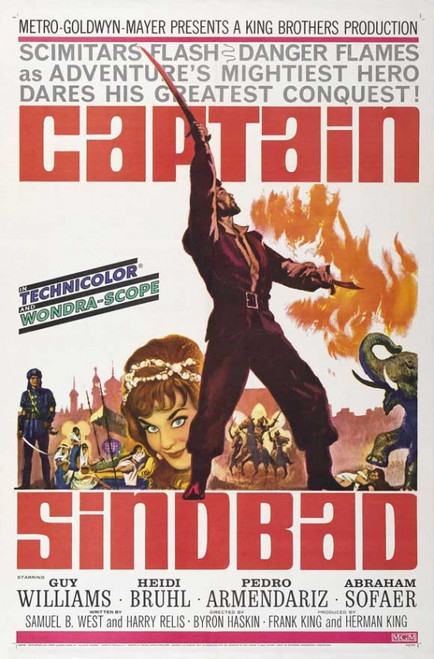 Captain Sindbad Movie Poster (11 x 17) - Item # MOVGI5669