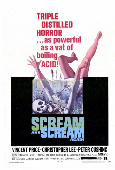 Scream and Scream Again Movie Poster Print (27 x 40) - Item # MOVEH9302