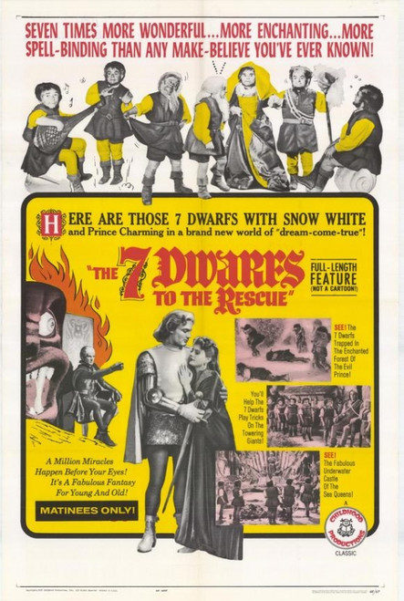 The Seven Dwarfs to the Rescue Movie Poster (11 x 17) - Item # MOVIE9973