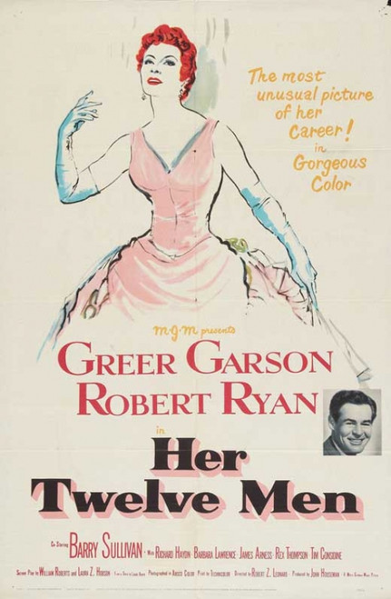 Her Twelve Men Movie Poster (11 x 17) - Item # MOVAB09363