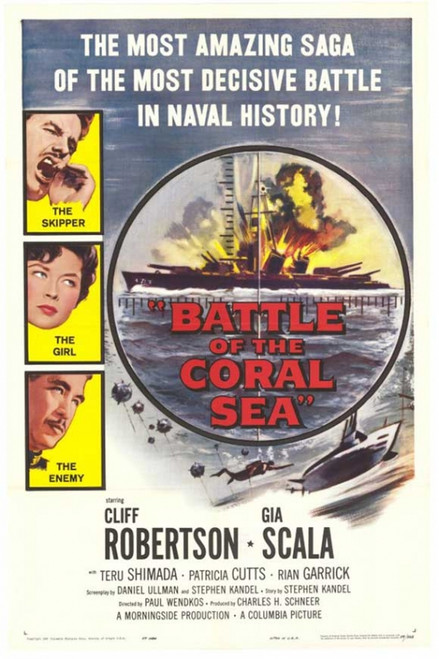 Battle of the Coral Sea Movie Poster (11 x 17) - Item # MOVAB05700