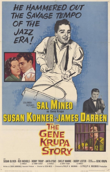 The Gene Krupa Story Movie Poster (11 x 17) - Item # MOVEE8985
