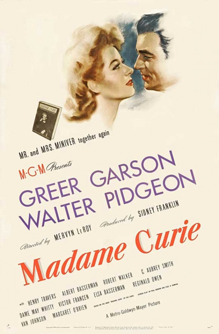 Madame Curie Movie Poster (11 x 17) - Item # MOVGJ2162
