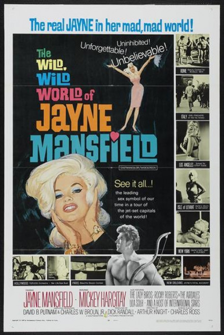 The Wild, Wild World of Jayne Mansfield Movie Poster (11 x 17) - Item # MOVEJ6262