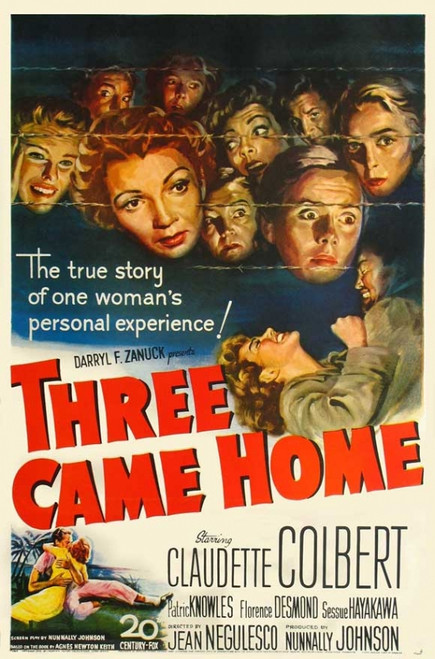 Three Came Home Movie Poster (11 x 17) - Item # MOVAB77370