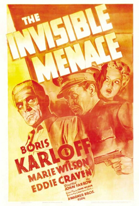 The Invisible Menace Movie Poster (11 x 17) - Item # MOVGJ4786