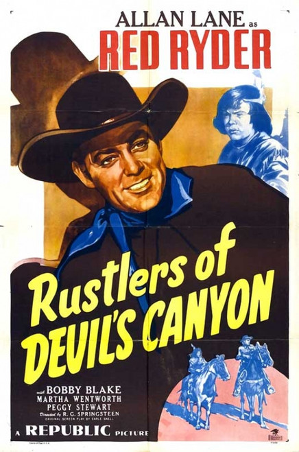 Rustlers of Devil's Canyon Movie Poster (11 x 17) - Item # MOVEB26273