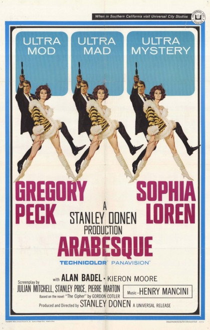 Arabesque Movie Poster (11 x 17) - Item # MOVEE4418