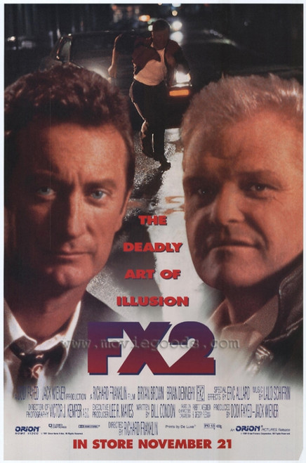 FX 2 The Deadly Art of Illusion Movie Poster (11 x 17) - Item # MOVIE2572