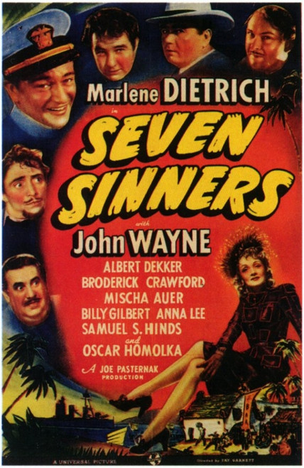 Seven Sinners Movie Poster (11 x 17) - Item # MOVCD2937