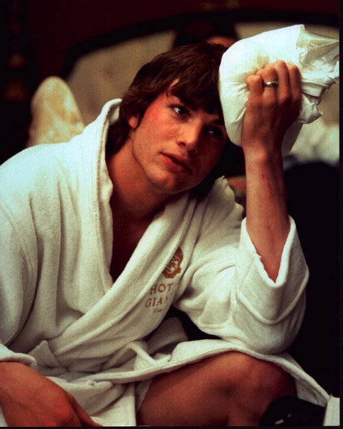 Ashton Kutcher With Ice On Head In Just Married Photo Print - Item # MVM59414