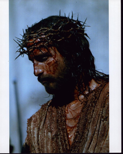 Jim Caviezel Wearing Thorn Crown In The Passion Of The Christ Photo Print - Item # MVM59389