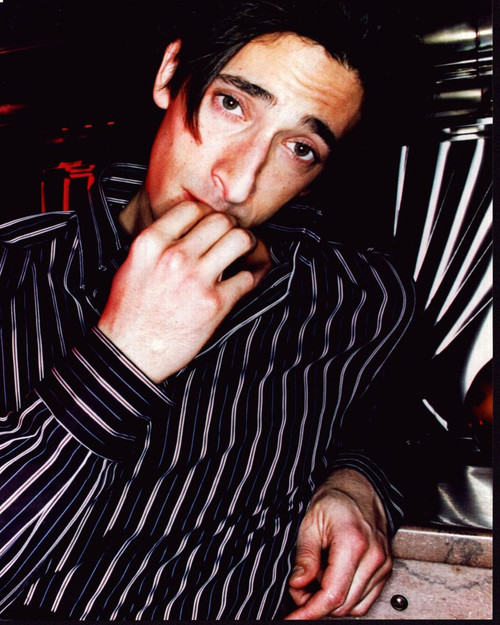 Adrien Brody In Striped Shirt Photo Print