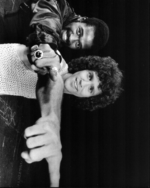 Ben Vereen And John Rubinstein Pointing Black And White Photo Print