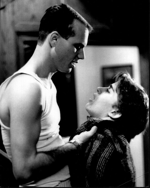 Bill Paxton And Ilan Mitchell-Smith In Weird Science Black And White Photo Print - Item # MVM59111