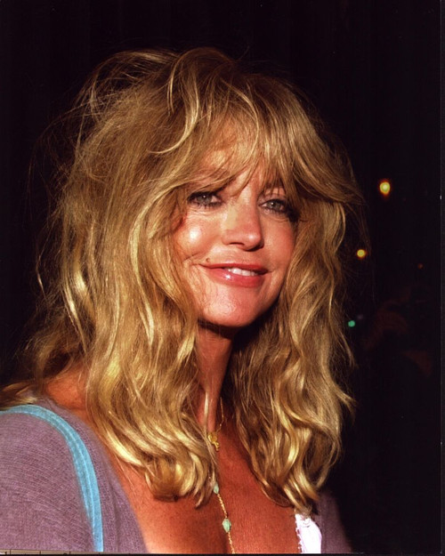 Goldie Hawn Close Up In Purple Sweater Photo Print - Item # MVM59223