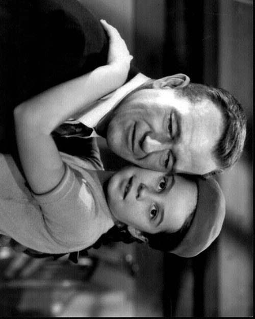 John Wayne And Sherry Jackson In Trouble Along The Way Black And White Photo Print - Item # MVM58989