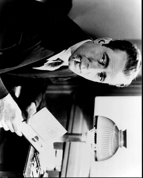 Humphrey Bogart With Cigarette And Book In The Maltese Falcon Black And White Photo Print