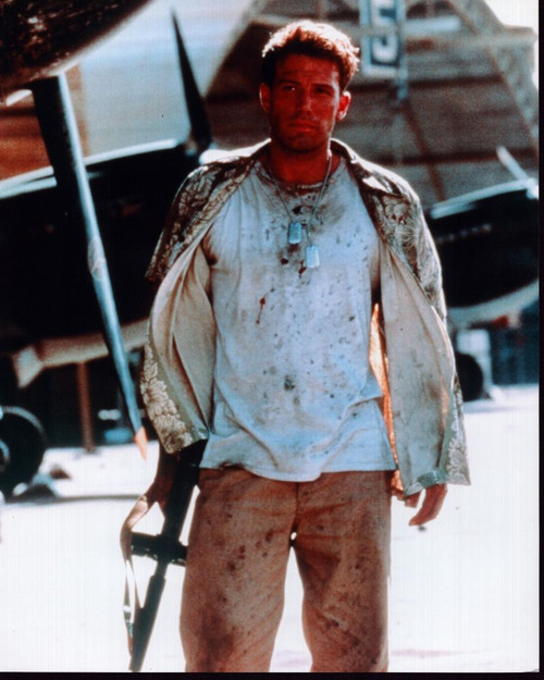 Ben Affleck In Tattered Clothes With Gun In Pearl Harbor Photo Print - Item # MVM57109